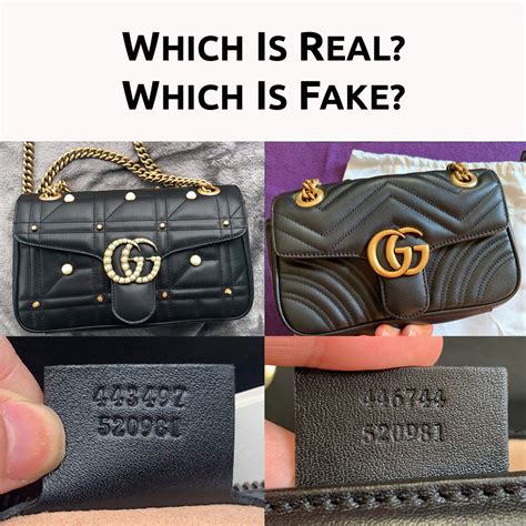 gucci black bag fake|how to tell if a gucci bag is real.